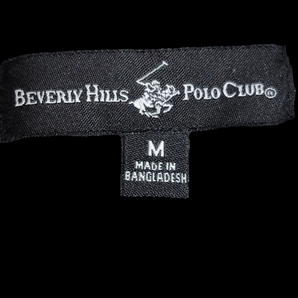 BEVERLY HILLS POLO CLUB Men's Short Sleeve Shirts Gray- M - Picture 4 of 4